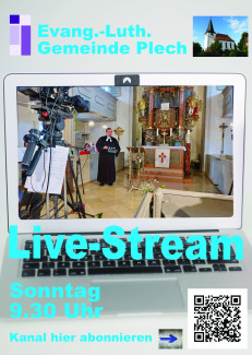 Plakat Live-Stream